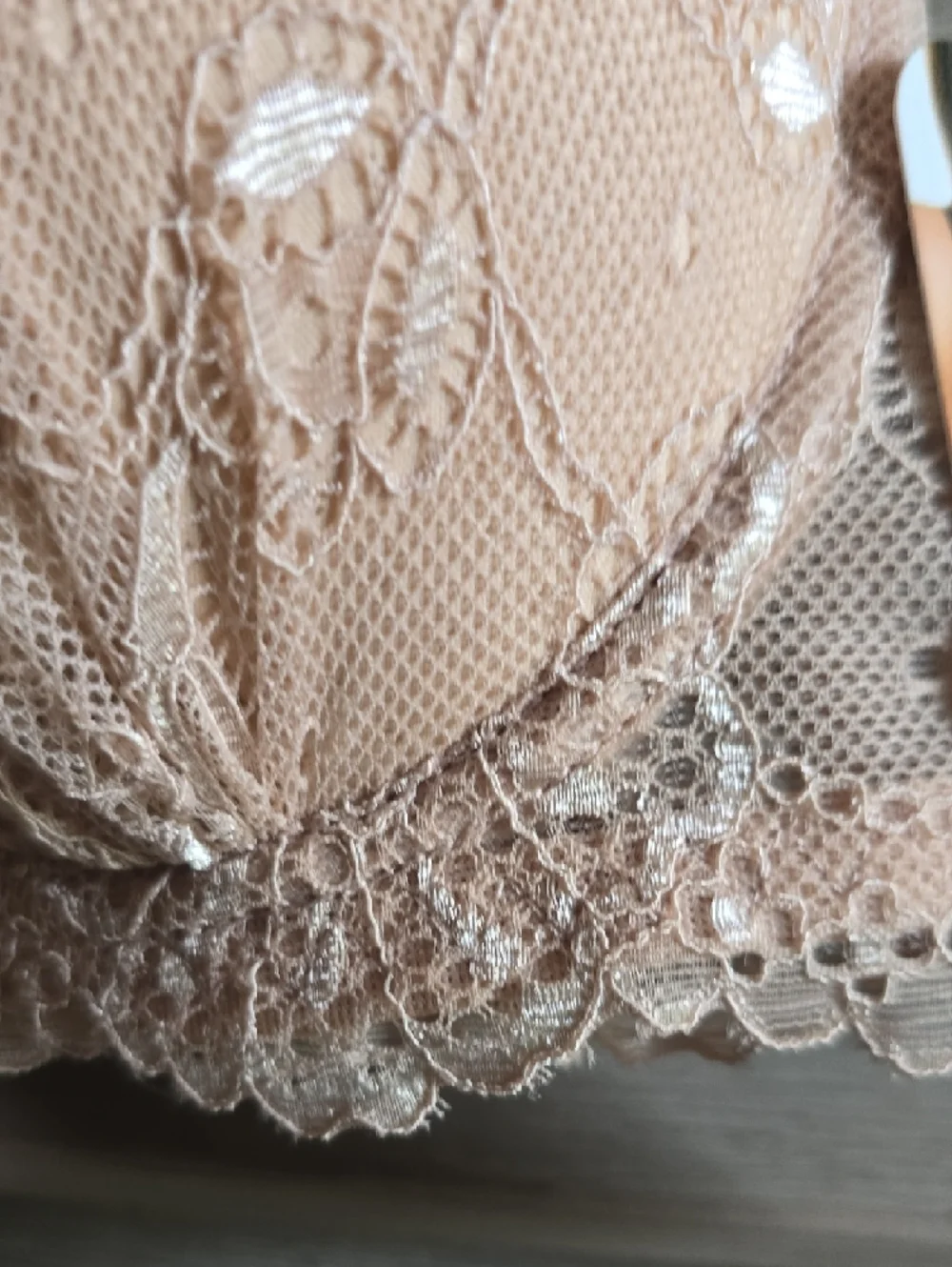 Rene Rofe Lace Push-Up Bra in Nude - Picture 8 of 14